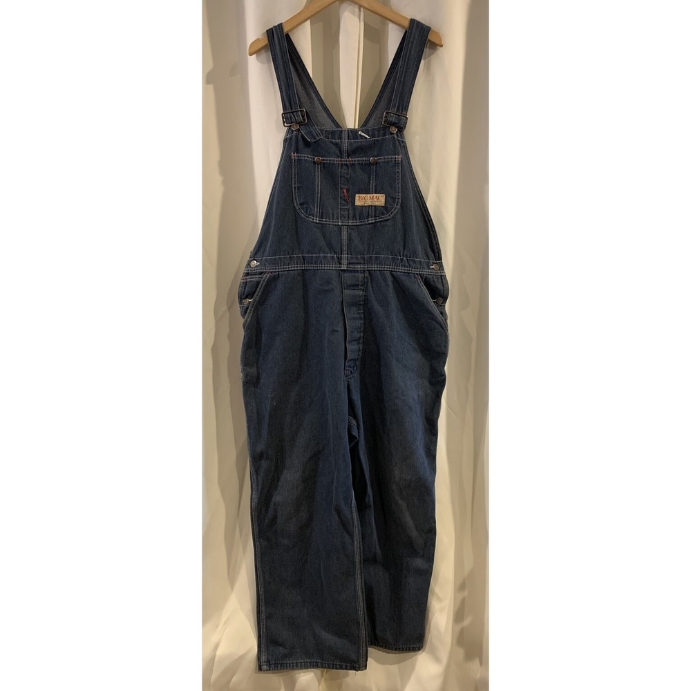 MENS BIG MAC OVERALLS SIZE 42 X 41 PREOWNED